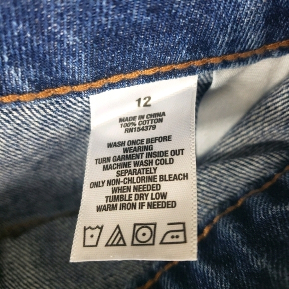 AEROPOSTALE High Rise Mom Shorts Size 12 - Picture 8 of 9